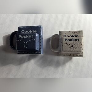 Speckled Ceramic Mug Set with Cookie Holder